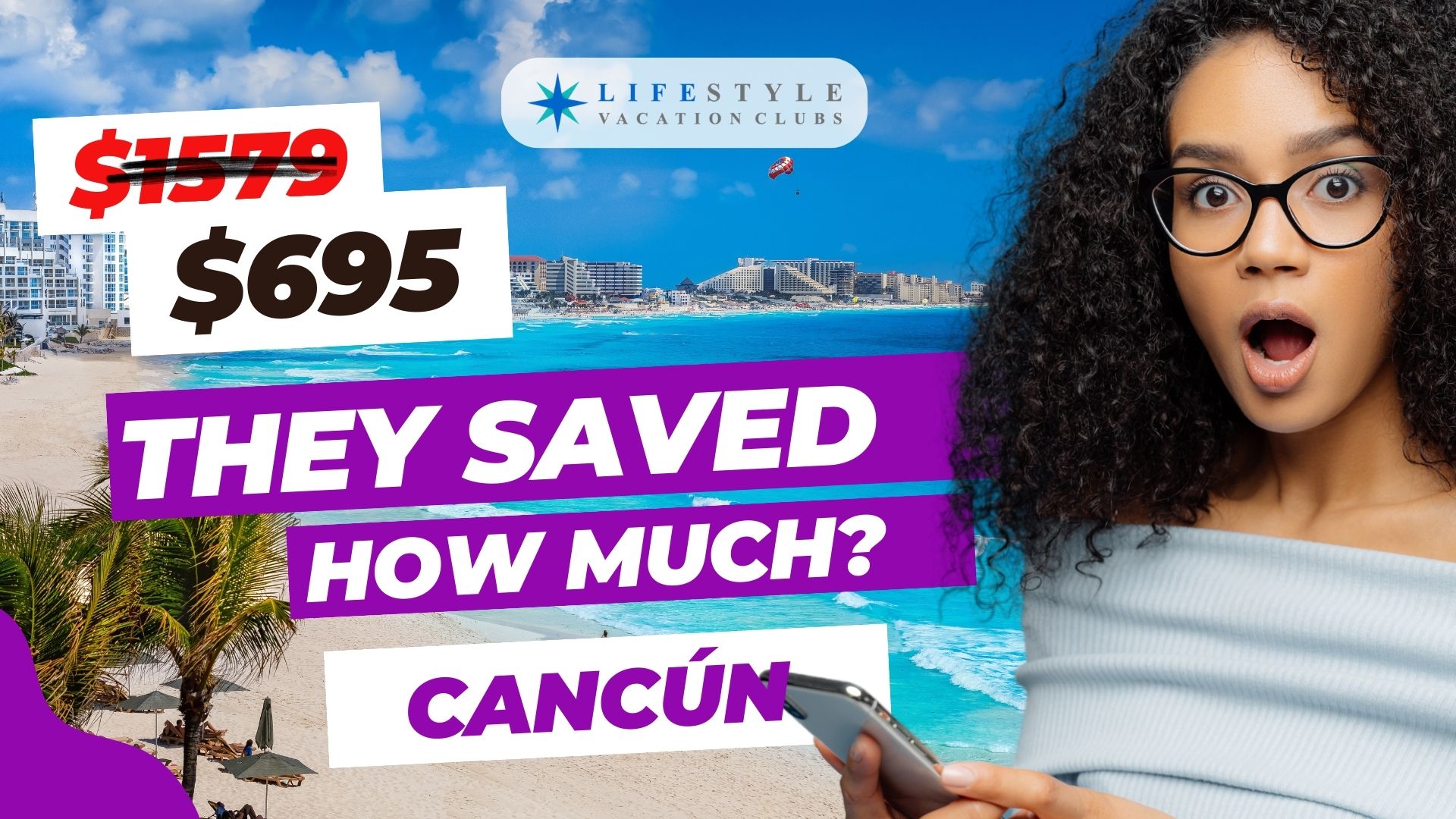 Cancún, MX - $695 OFF
